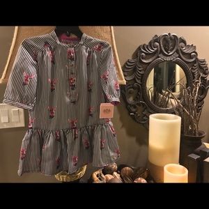 Juicy Couture Pink Ceris Deer Print Dress - NWT